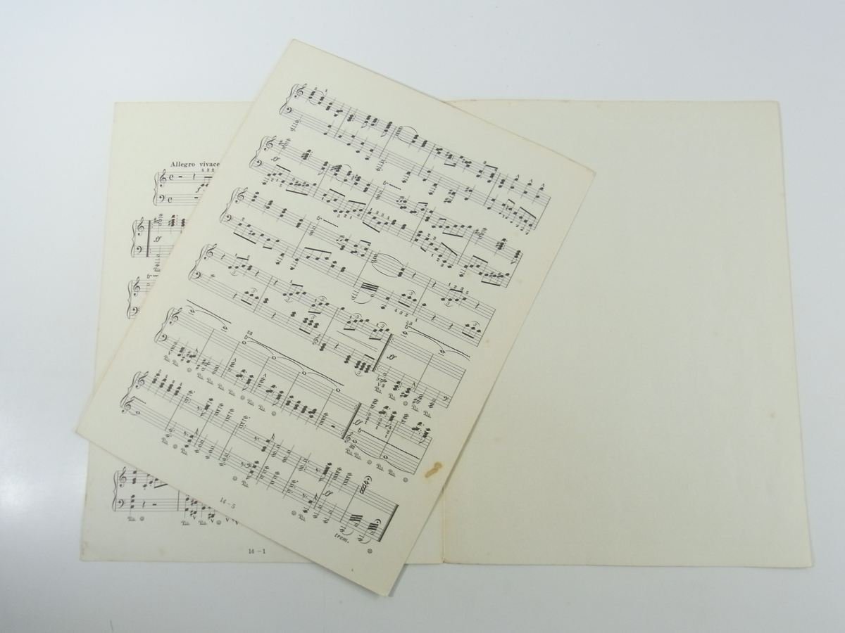 【楽譜】 WEDDING MARCH 結婚行進曲 Felix Mendelssohn フェリックス・メンデルスゾーン 全音ピアノピース 全音楽譜出版社 大型本_画像10