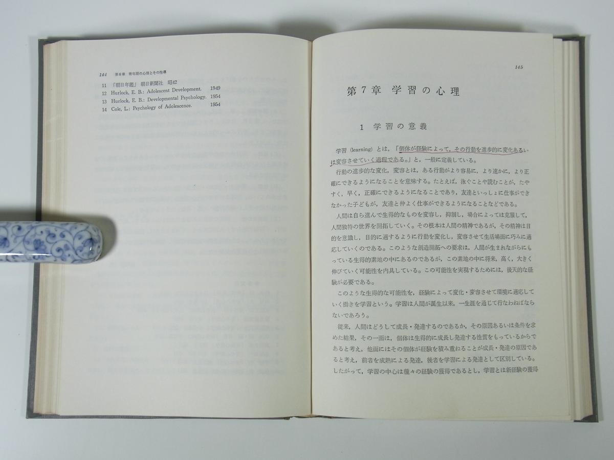 新教育心理学 沢田忠治 田中敬二 協同出版 1977 函入り単行本 学校 教育 教師 教職 小学校 中学校 学習指導 人格形成 ほか ※線引あり_画像9