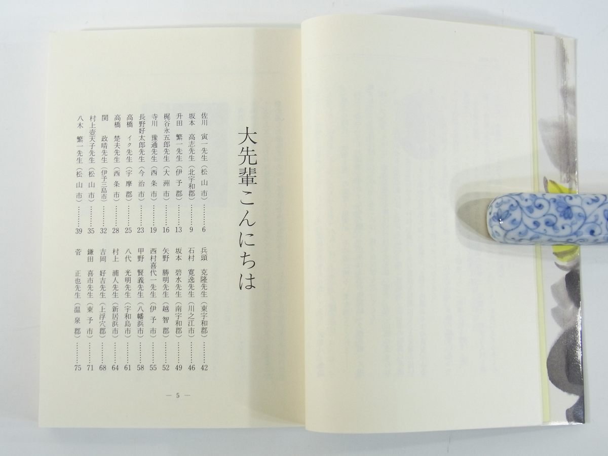 大先輩こんにちは 愛媛県教育会 1979 単行本 学校 教育 教師 教職 インタビュー集_画像7