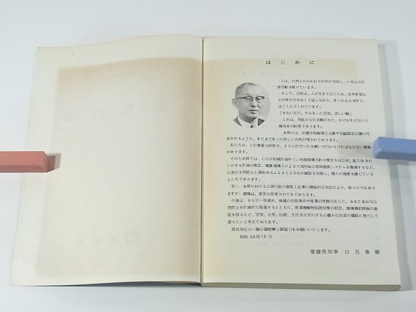 昭和55年版 環境白書 愛媛県生活環境部公害課 1980 愛媛の公害 環境行政 大気汚染 水質汚濁 騒音 振動 悪臭 廃棄物 環境放射能 ほか_画像5