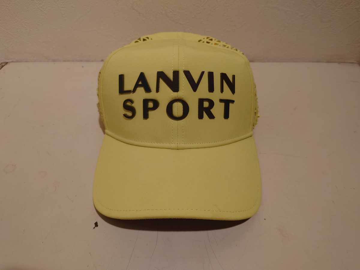 【LANVIN SPORT】ランバンスポーツ☆キャップ☆帽子☆新品未使用_画像2