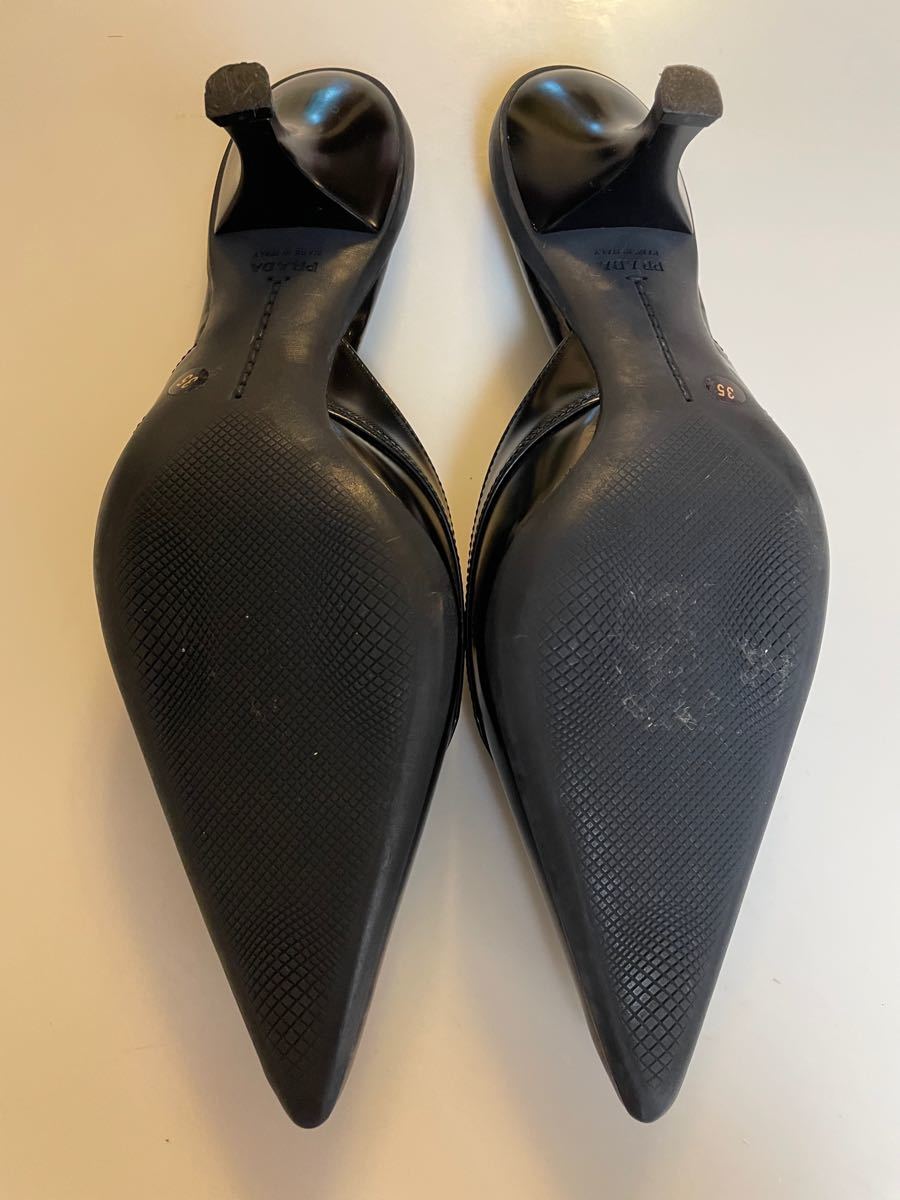 美品!プラダPRADA ミュール ブラック・サイズ35 | contifarma.pe