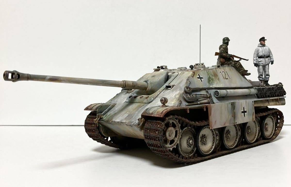 ☆完成品☆ タミヤ 1/35 ドイツ駆逐戦車 ヤークトパンター 後期 ☆完成品☆ タミヤ 1/35 ドイツ駆逐戦車 ヤークトパンター 後期