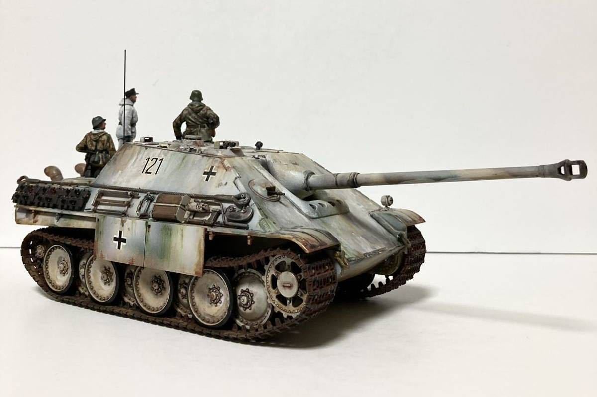 ☆完成品☆ タミヤ 1/35 ドイツ駆逐戦車 ヤークトパンター 後期 ☆完成品☆ タミヤ 1/35 ドイツ駆逐戦車 ヤークトパンター 後期