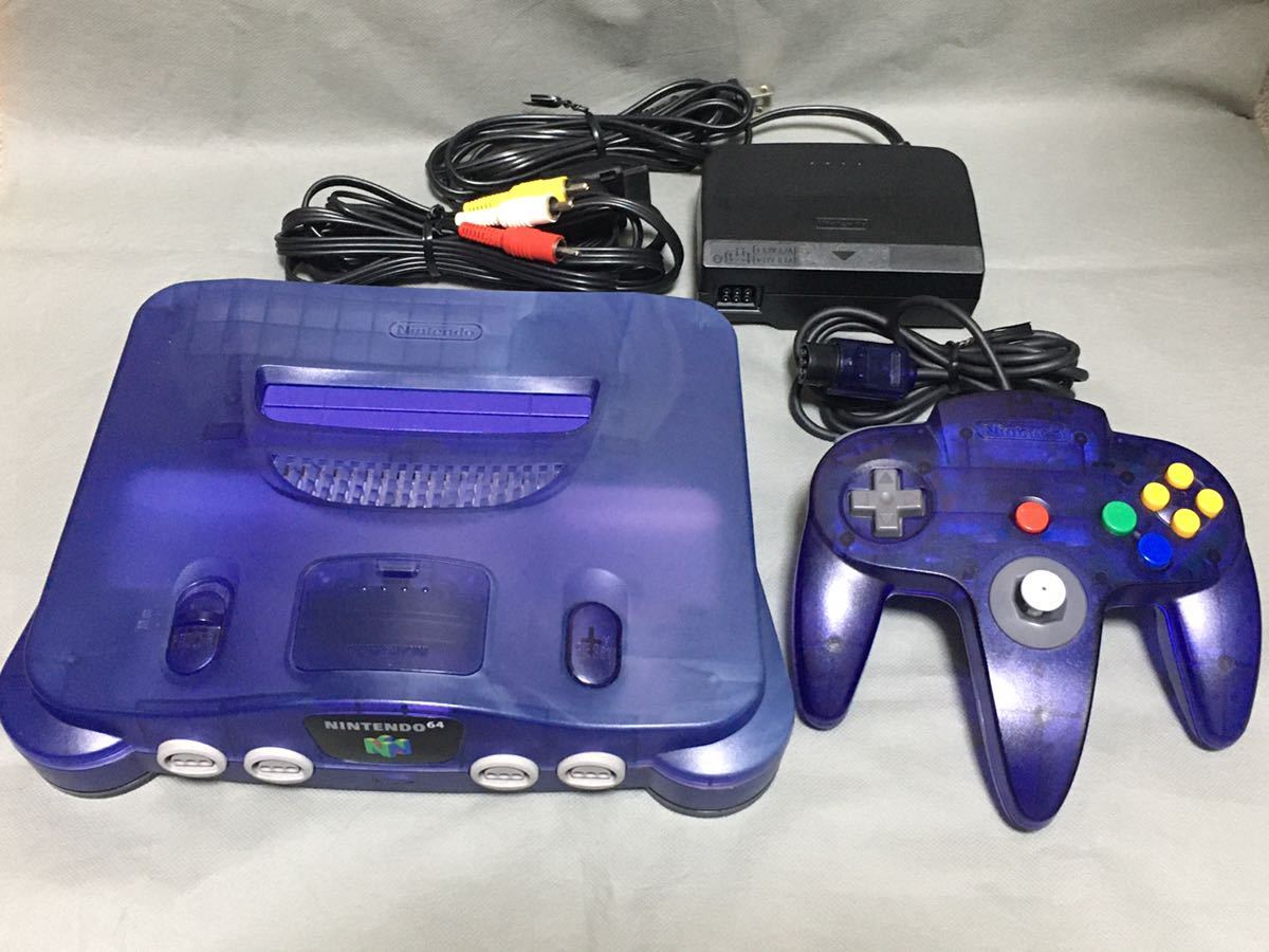 任天堂 ニンテンドー64 ミッドナイトブルー Midnight Blue トイザらス