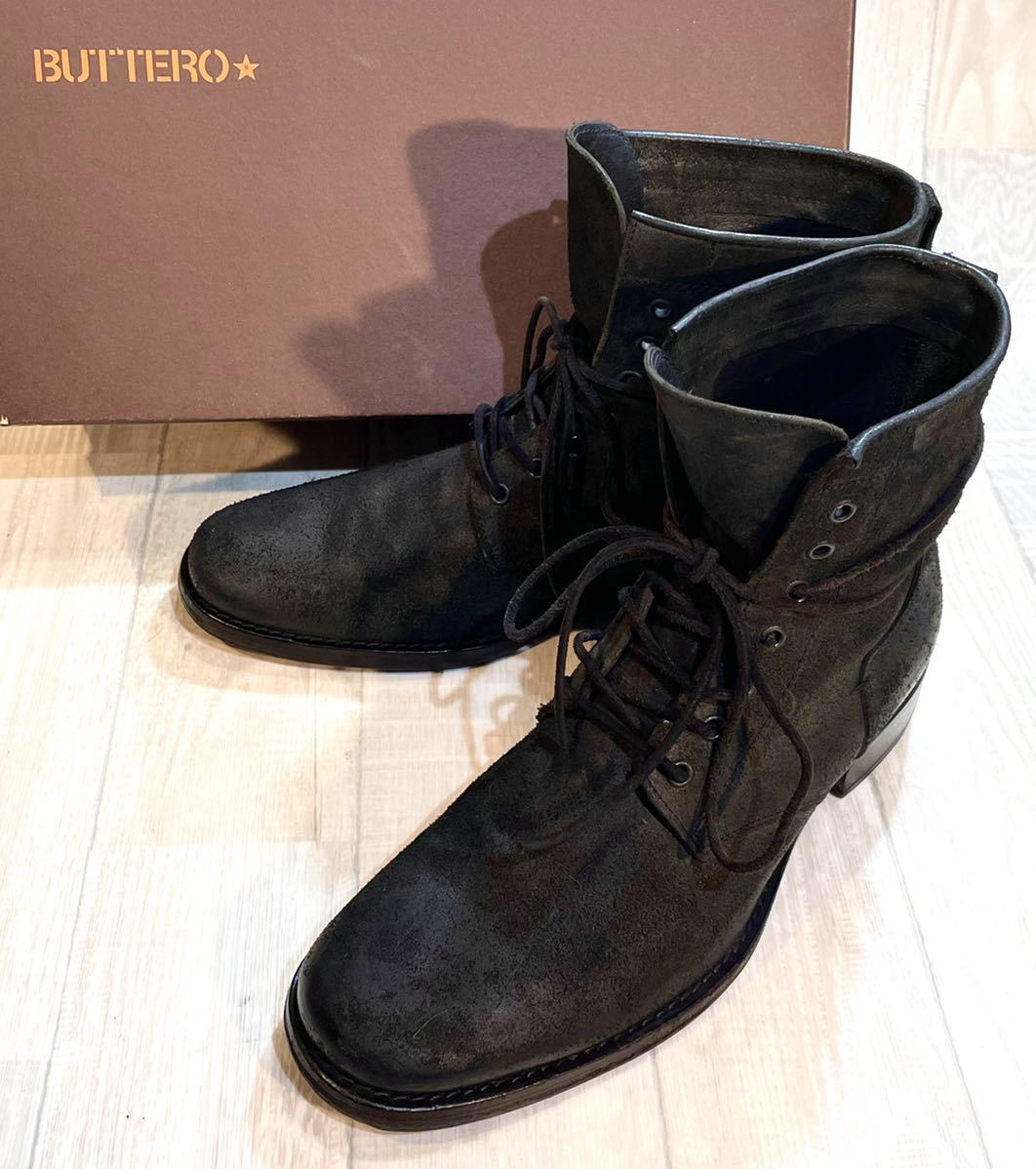 売切り特価 BUTTERO レースアップブーツ ブッテロ 41 - ブーツ