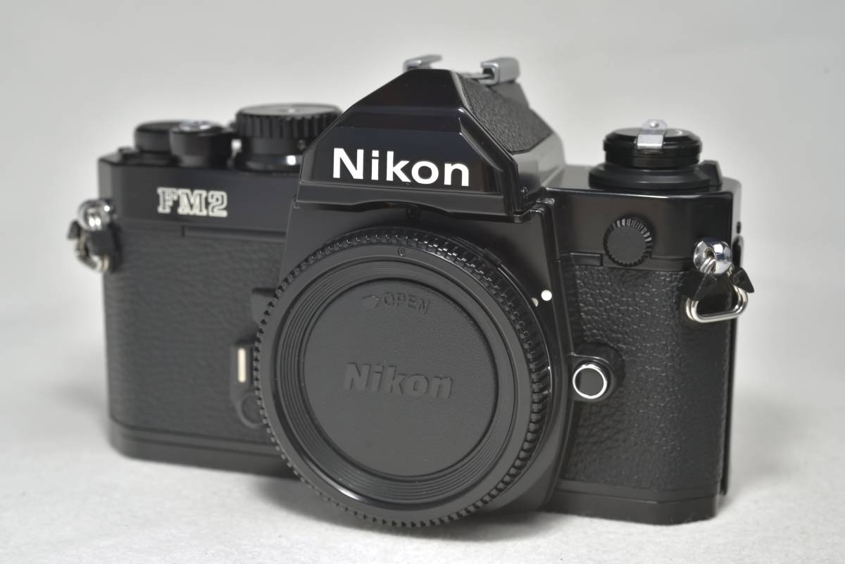 きれいな動作品】Nikon ニコン New FM2ブラック後期型 清掃・整備 きれいな動作品】Nikon ニコン New FM2ブラック後期型 清掃・整備