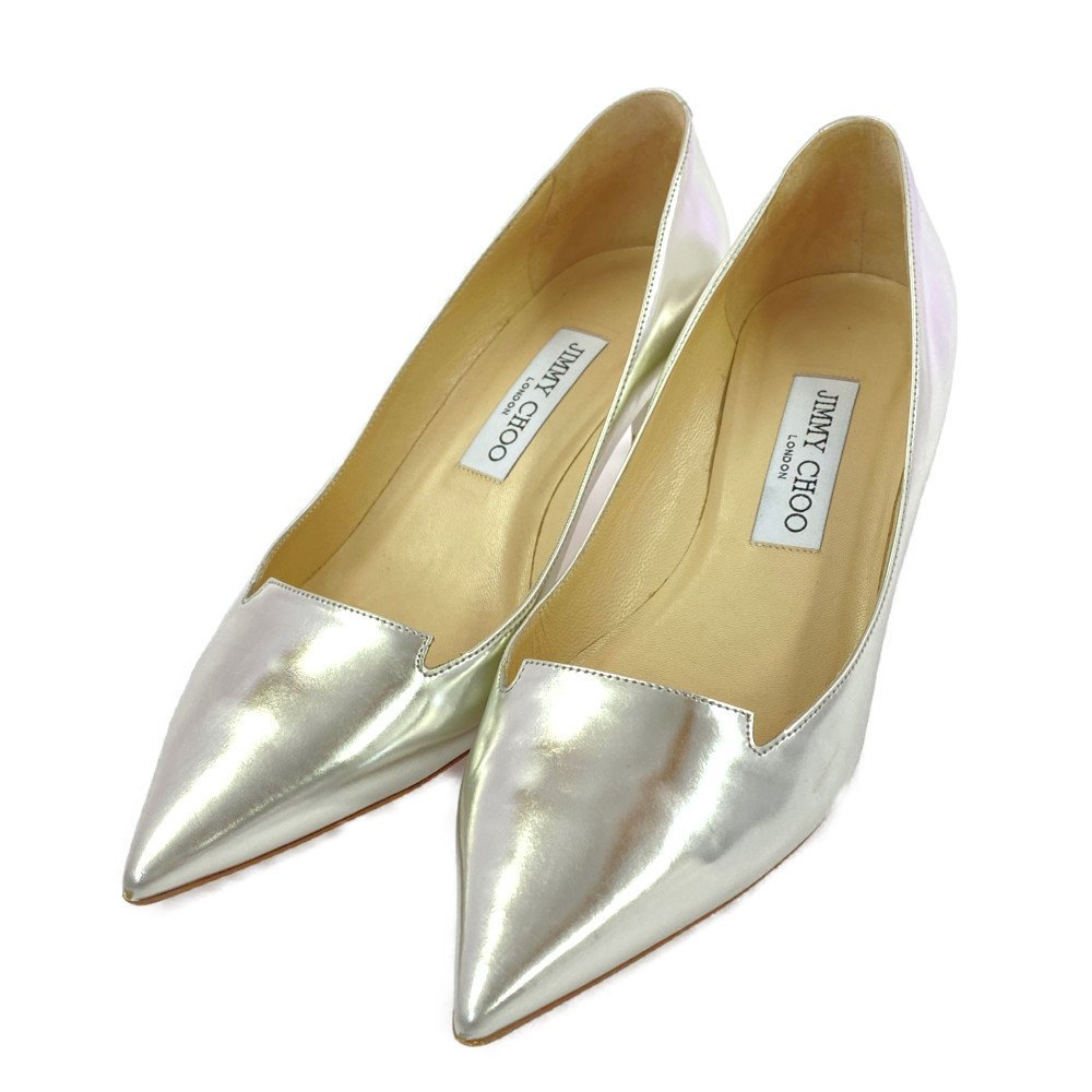 色々な JIMMY CHOO パンプス ミラー シルバー asakusa.sub.jp