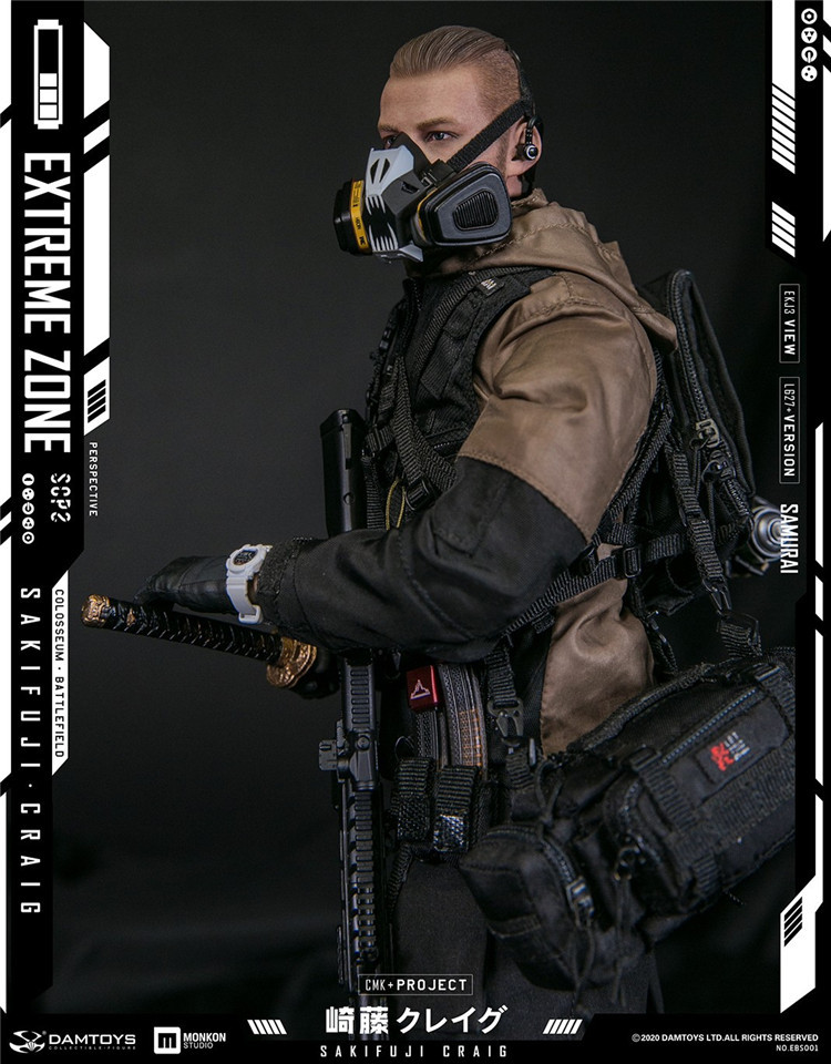 国内発送 送料無料 1/6 男性フィギュア DAMTOYS EBS001 サムライ