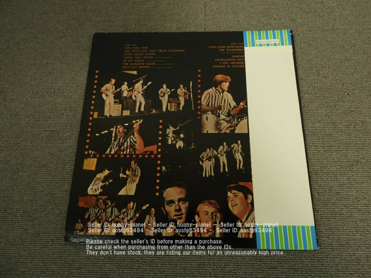 【 見本盤 】 ビーチ ボーイズ　ビーチ ボーイズ コンサート　レコード　LP　The Beach Boys　管理番号 01199_画像2