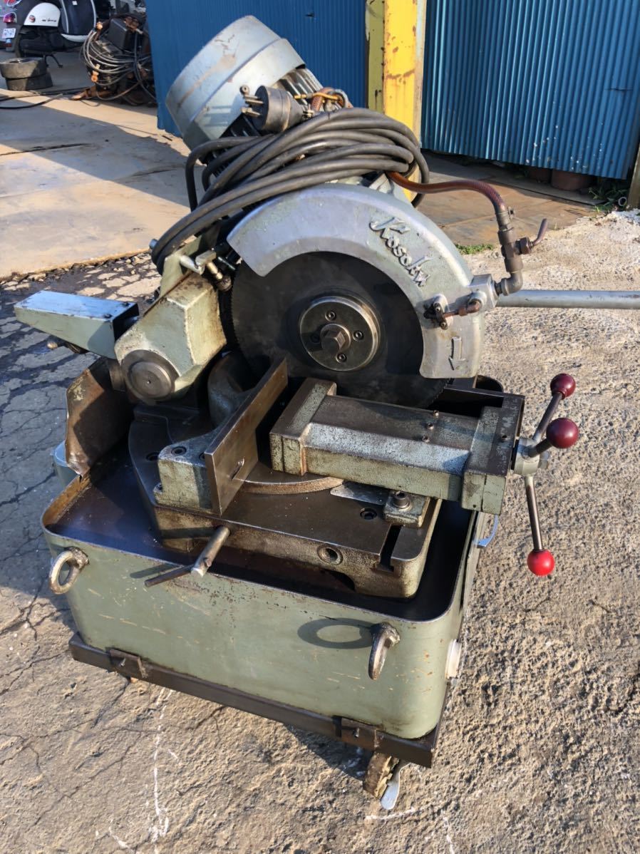 高速電機(富士製砥) 370mm 精密メタル切断機 KCM-370N 三相200V 高速電機(富士製砥) 370mm 精密メタル切断機 KCM-370N 三相200V