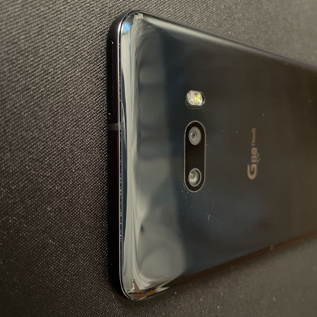 50%OFF LG G8X ThinQ ブラック SIMロック解除 利用制限〇