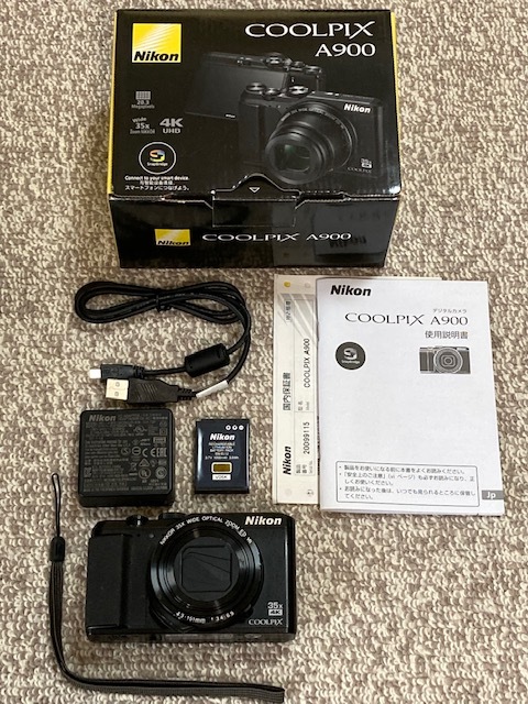 ニコンデジタルカメラ COOLPIX A900 ブラック(ニコン)｜売買されたオークション情報、yahooの商品情報をアーカイブ公開
