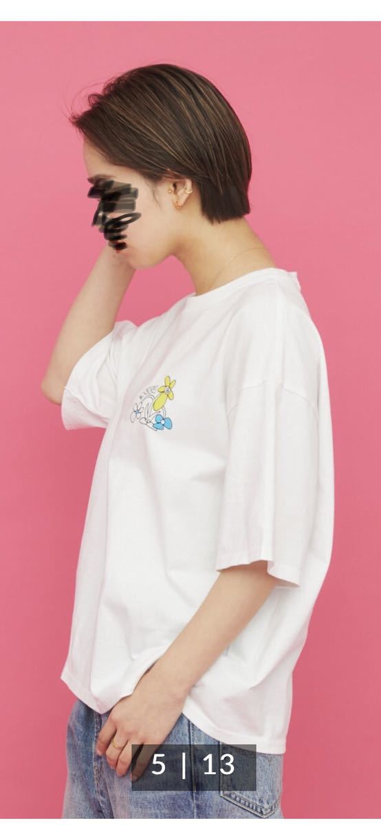 ロデオクラウンズ★0528MATT FLOWER Tシャツ★新品タグ付未開封ホワイト_画像4