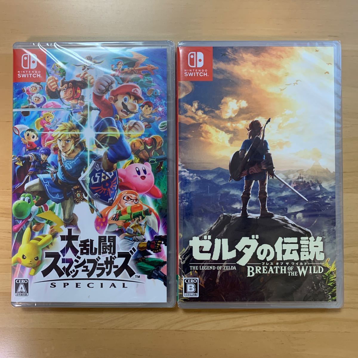 新品未開封 大乱闘スマッシュブラザーズ ゼルダの伝説 ブレスオブザワイルド Switch