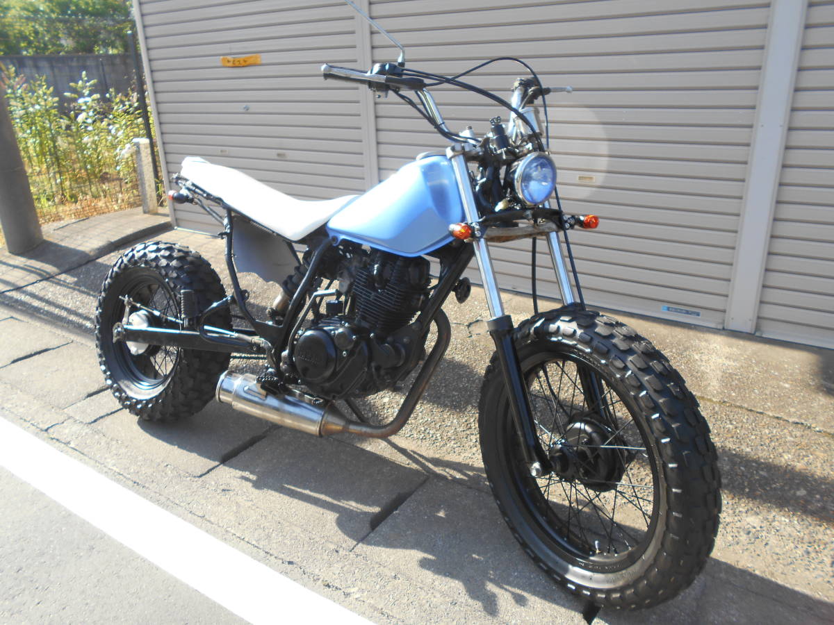 千葉県発 ヤマハ TW200 2JL 水色 スカチューンカスタム車 www