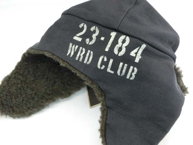 新品 ウィアード WRD-20-AW-G07　WRD CLUB - DECK CAP　デッキキャップ　イヤーマフ　フライトキャップ 帽子 navy M_画像5