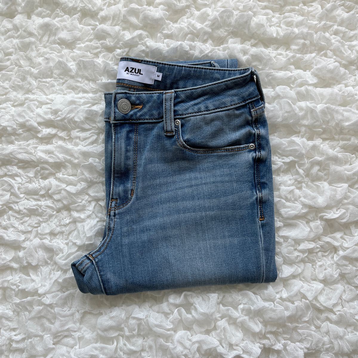 AZUL by moussy アズールバイマウジー スキニー デニムパンツ スキニーデニム Mサイズ BLUE