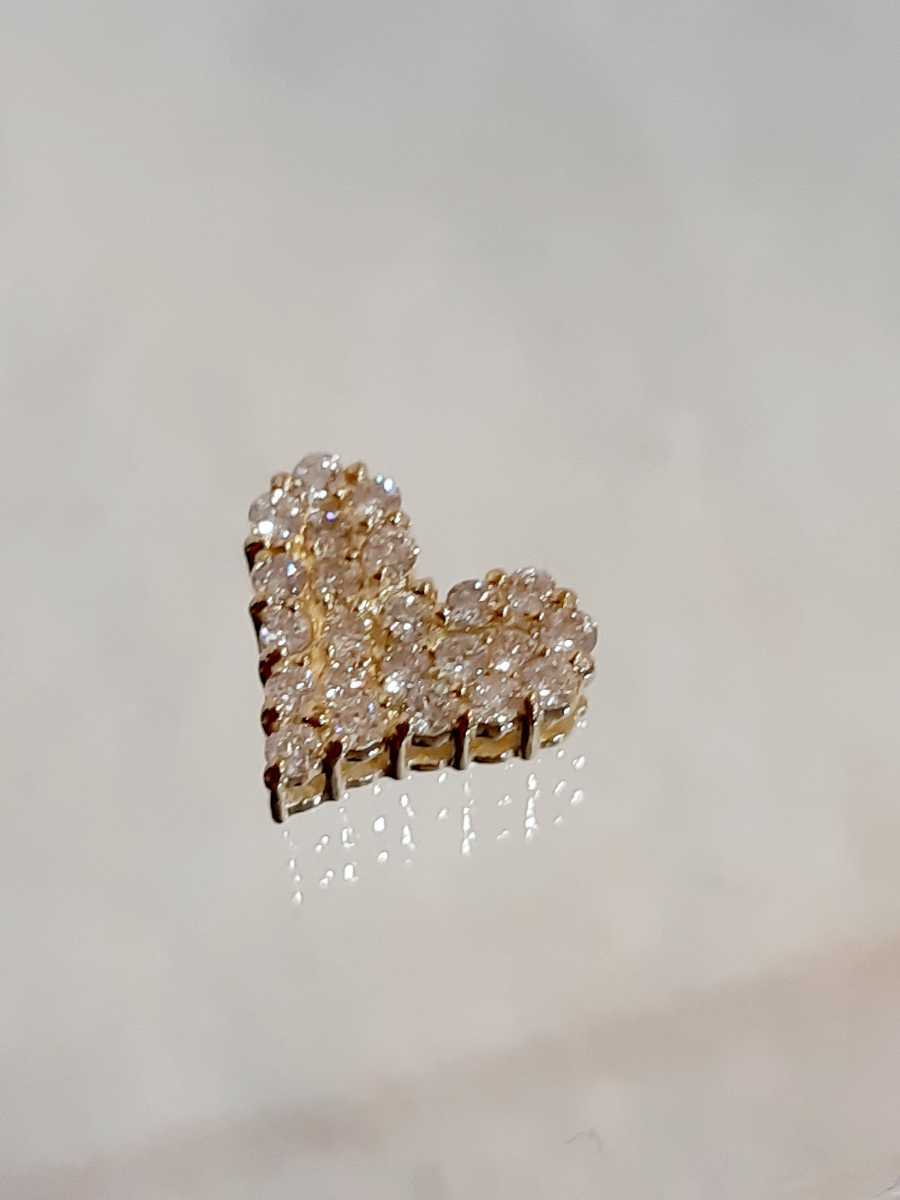 ☆K18YG☆天然ダイヤ0.50ct☆ペンダントトップ☆98 www.pn
