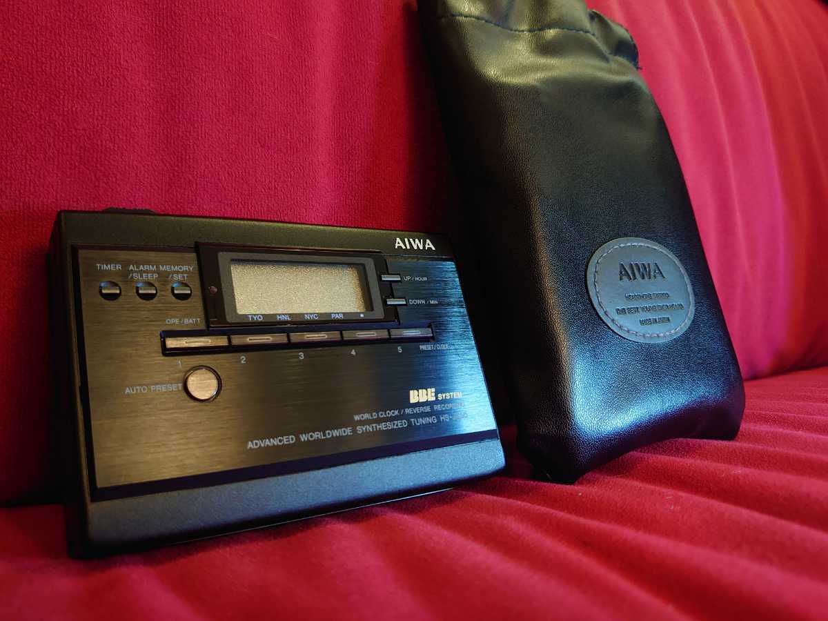 AIWA】HS-JX50 vintage PORTABLE RADIO CASSETTE RECORDER アイワ 