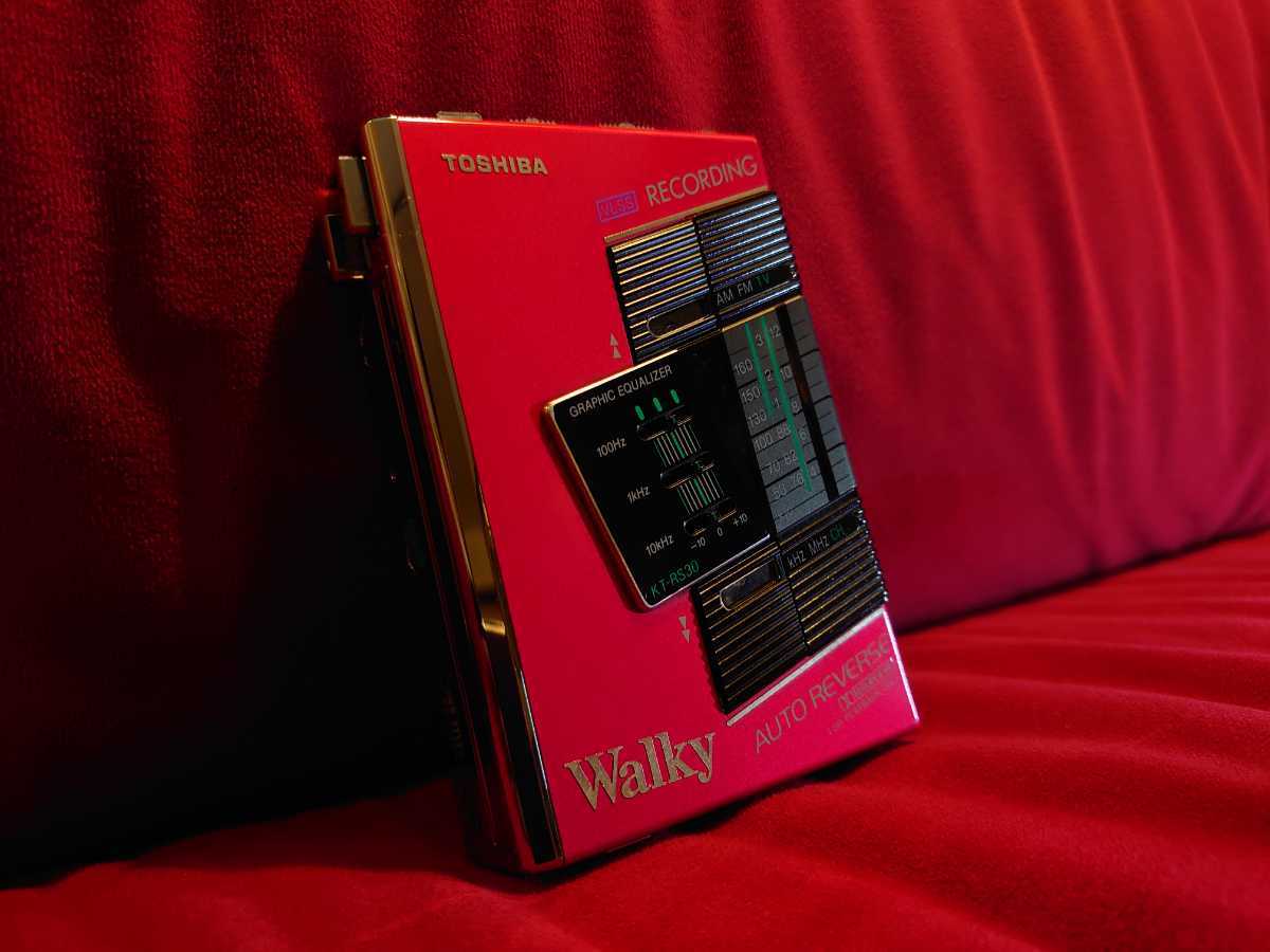 TOSHIBA】KT-RS30 Walky vintage PORTABLE RADIO CASSETTE RECORDER ...