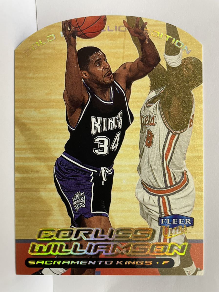 NBAカード　コーリス・ウィリアムソン　CORLISS WILLIAMSON FLEER ULTRA ‘99-00 GOLD MEDALLION EDITION 【キングス時代】_画像1