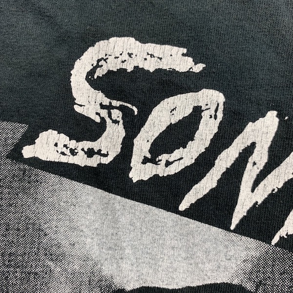 SONIC YOUTH T-shirt 90s USA Vintage Sonic Youth BAD MOON RISING HOLE Dinosaur JR Butthole Surfers NIRVANA MADONNA