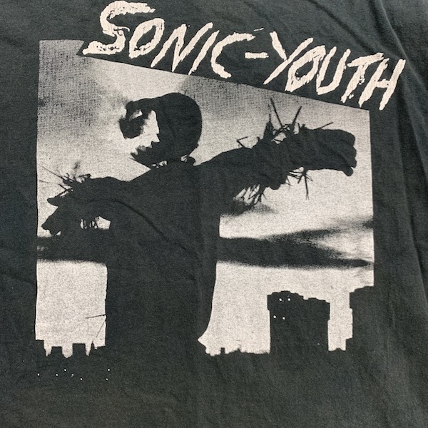 SONIC YOUTH T-shirt 90s USA Vintage Sonic Youth BAD MOON RISING HOLE Dinosaur JR Butthole Surfers NIRVANA MADONNA