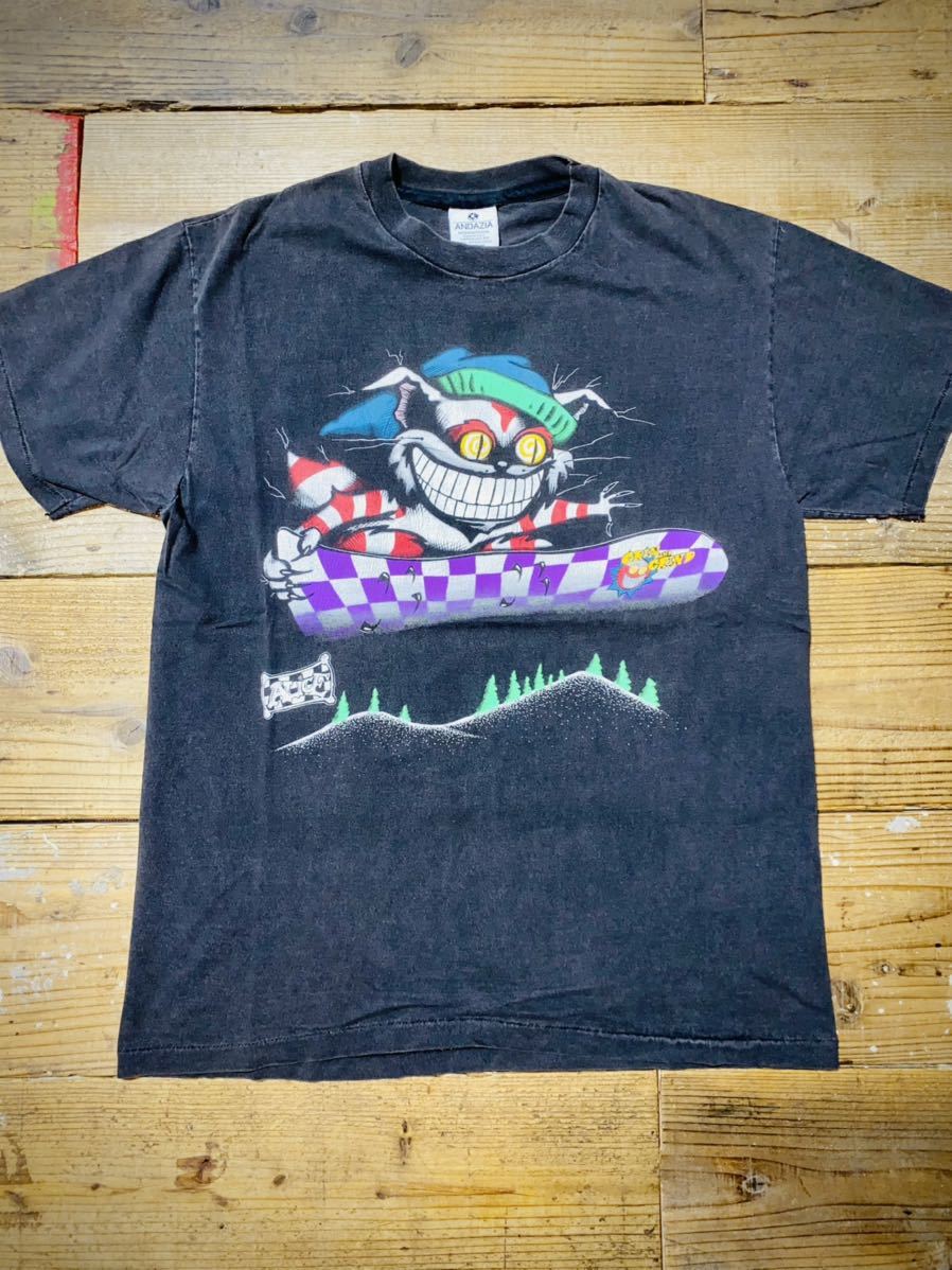 90s ANDAZIA 不思議の国のアリス マッドハッター Tシャツ-