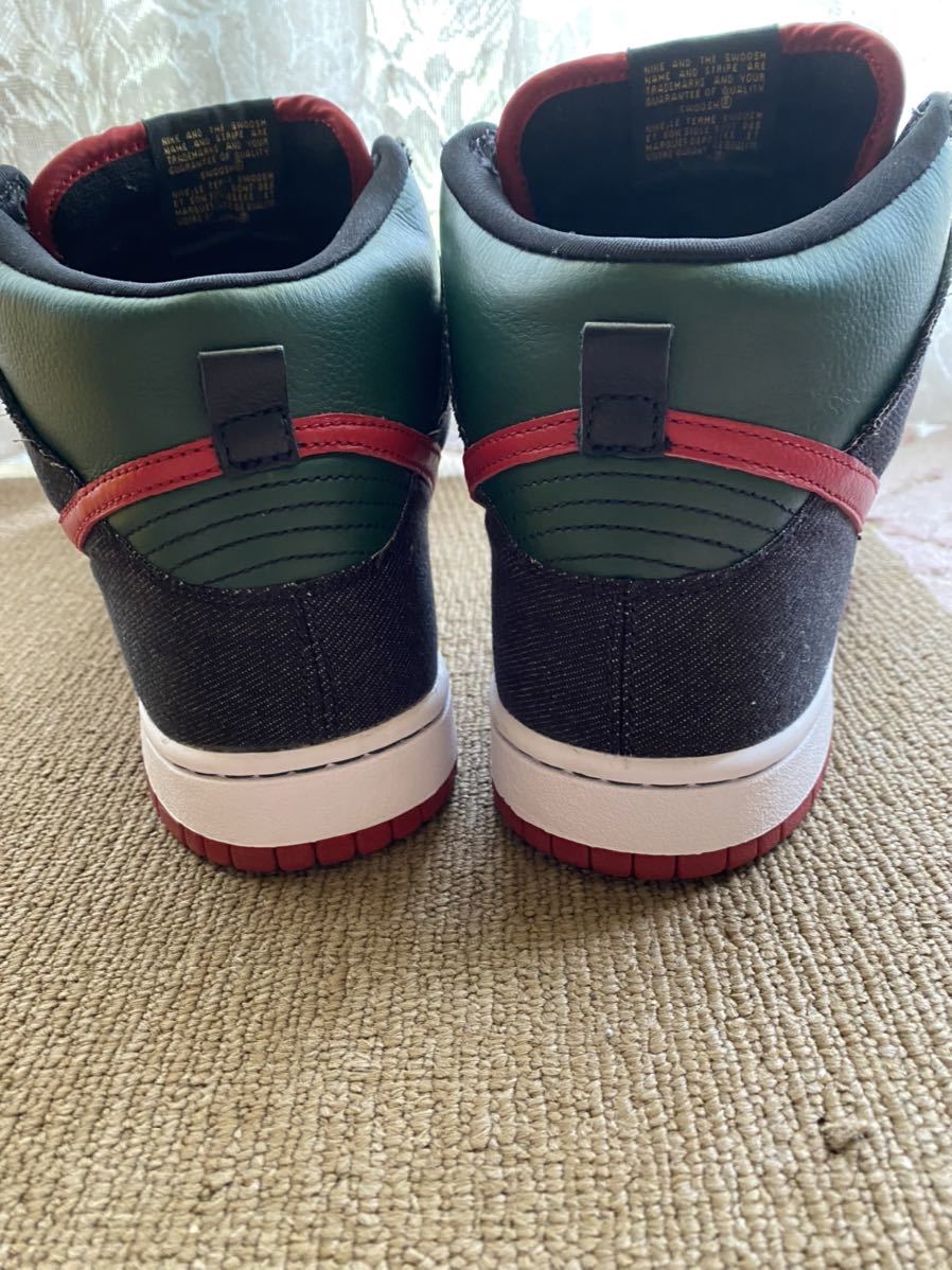 中古　Nike SB Dunk High Resn 27.5センチUS9.5 GUCCIカラー_画像4