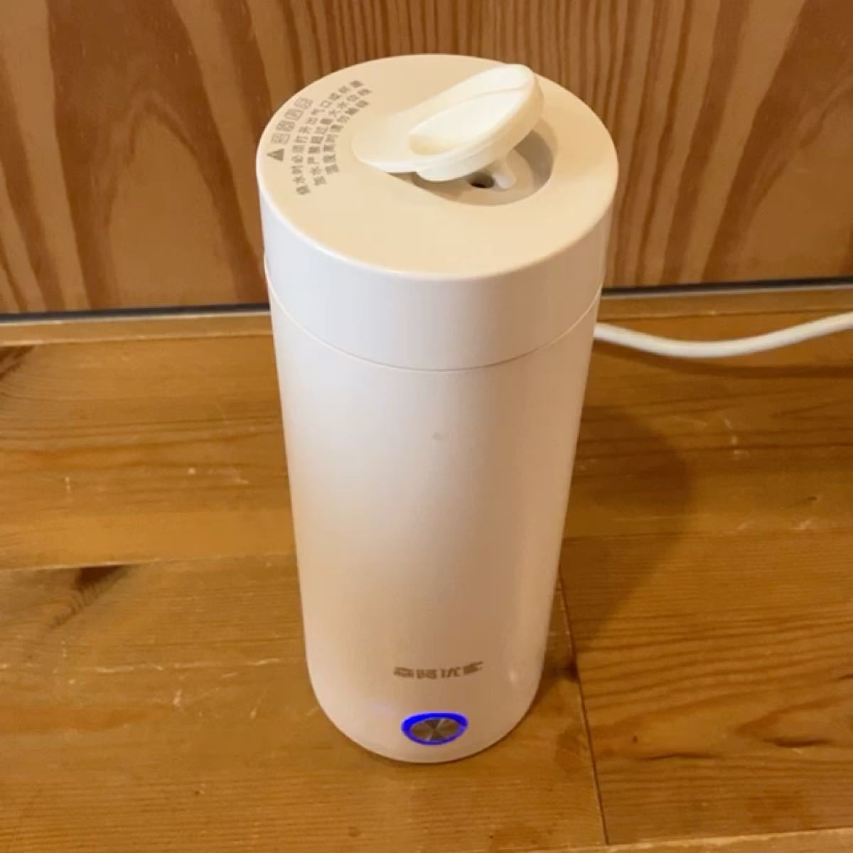 電気ケトル ポータブル トラベル 電気ケトル 小型 真空断熱 漏れない 水筒 電気ポット 電気温水カップ