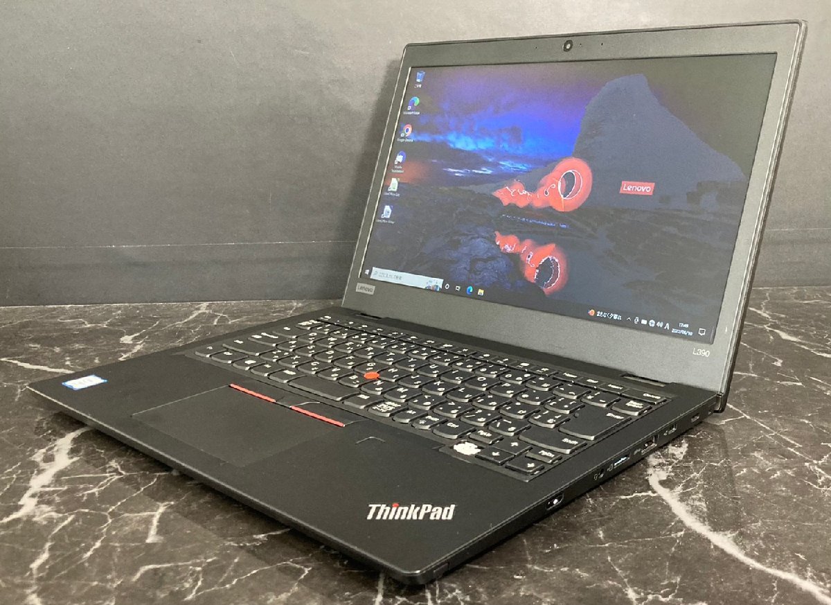 1円~ ○LENOVO THINK PAD L390 / Corei5-8265U 1.60GHz / メモリ 8GB