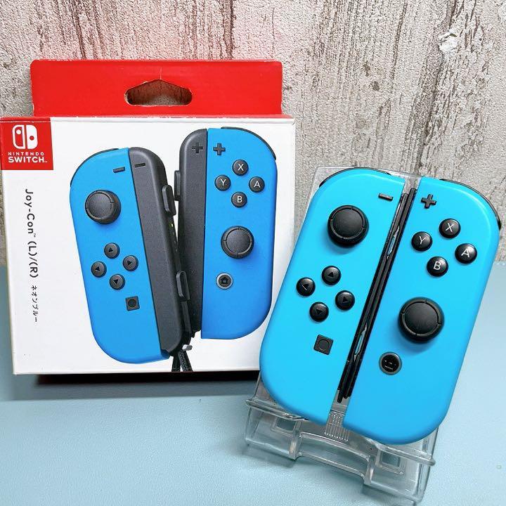 ブランド雑貨総合 NintendoSwitch ジョイコン ネオンブルー