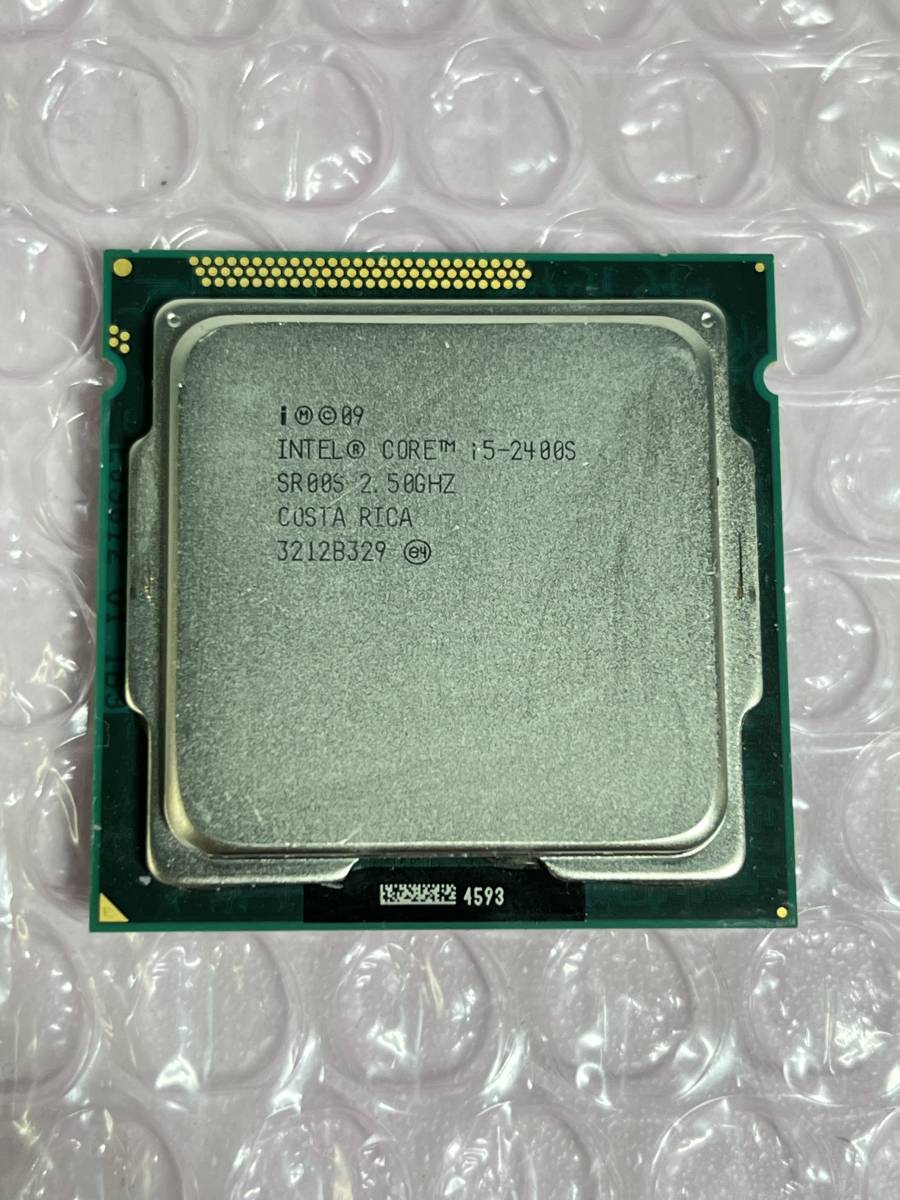 BIOS起動確認済み　intel Core i5-2400S 第2世代プロセッサー　CPU 4コア４スレッド　2.50GHz パソコン　パーツ　【菅2290】】_画像1