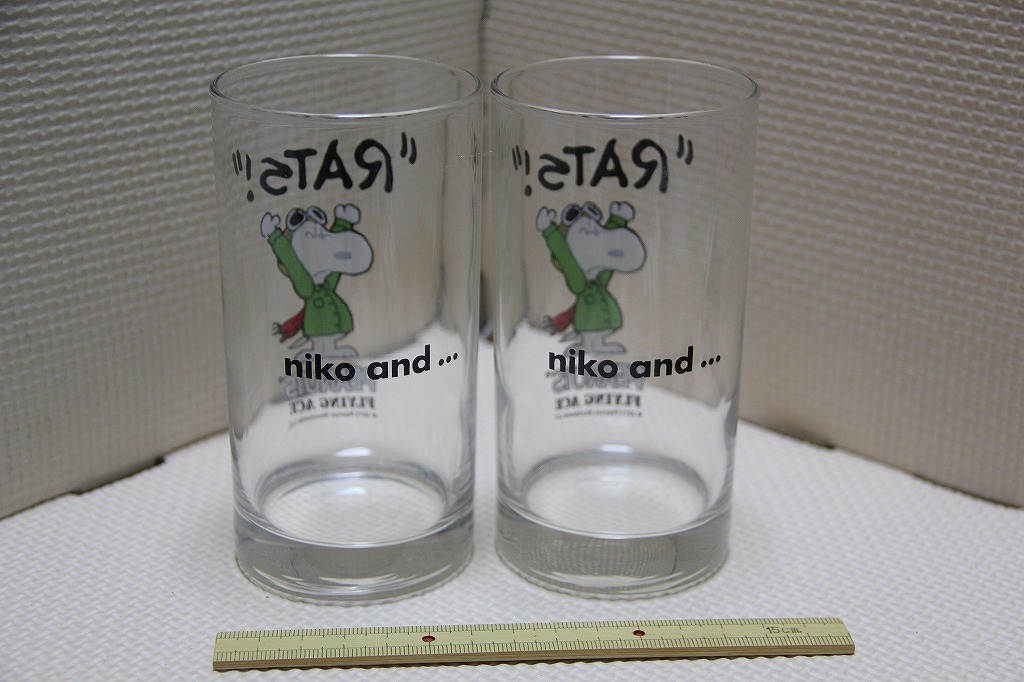ガラス製 niko and ... スヌーピー グラス 2個 セット ニコアンド 検索 ピーナッツ キャラクター グッズ コップの画像2