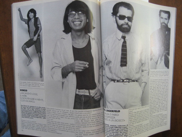 洋雑誌 L'UOMO VOGUE (ルオモ・ヴォーグ) イタリア版 MAGGIO 1976 47 (1976年5月 47号) 日本語訳冊子付き_LUOMO VOGUE 1976,47 Kenzo.Karl Lagerfeld