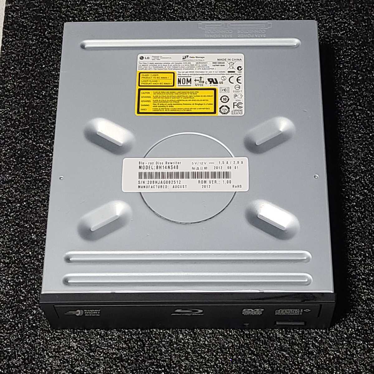 【送料無料】LG BH14NS48 BD-RE 内蔵型ブルーレイディスクドライブ 動作確認済み Blu-ray PCパーツ