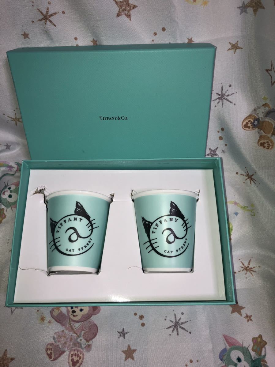 ティファニーキャットストリート ペーパーカップTIFFANY ボーン