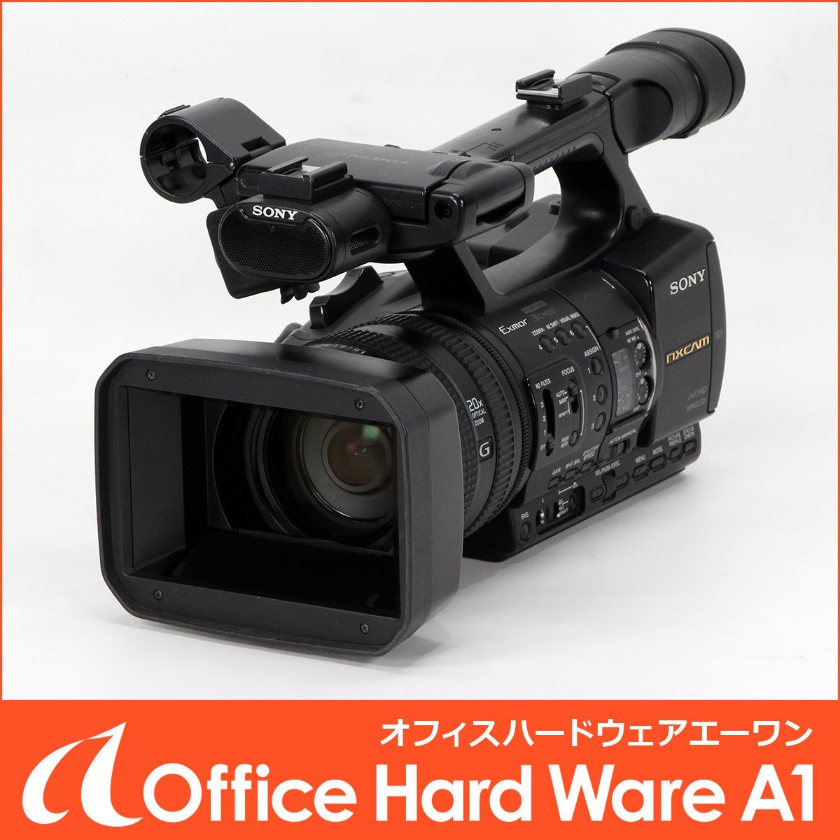 SONY NXCAMカムコーダー HXR-NX5J 本体のみ 通電時間:4×10H 訳あり動作