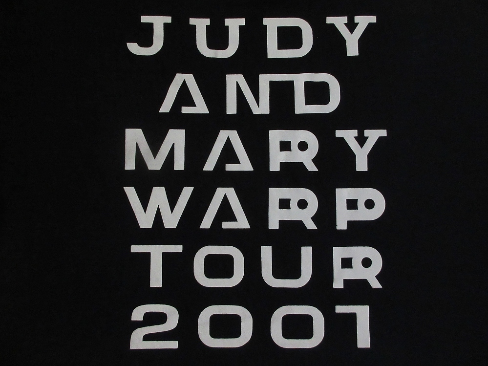 00's JUDY AND MARY 解散 WARP TOUR 2001 TシャツMブラック ジュディ アンド マリー ジュディマリJAMラスト ライブ ワープ ツアー YUKIユキ_画像5