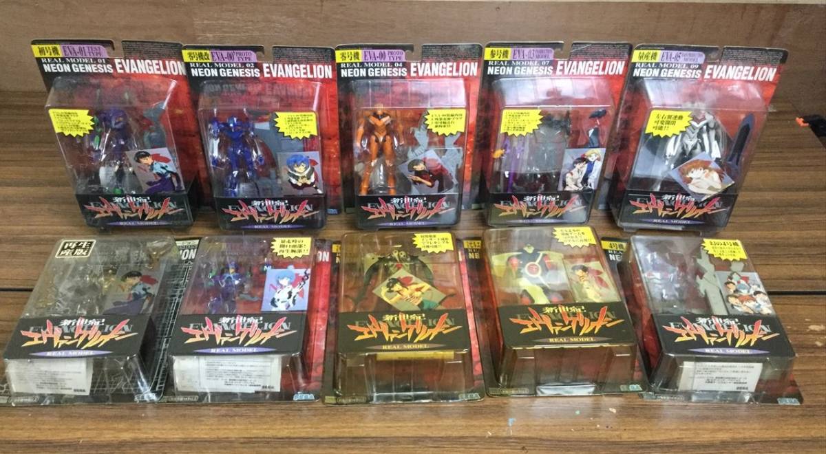 29)) セガ 新世紀エヴァンゲリオン リアルモデルシリーズ 10体 セット