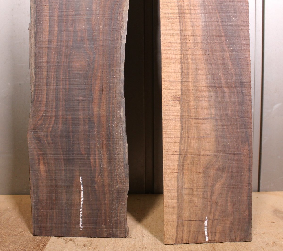 《200サイズ》黒檀　kug_0024 2枚　材木　DIY板材　木材／端材　_画像4