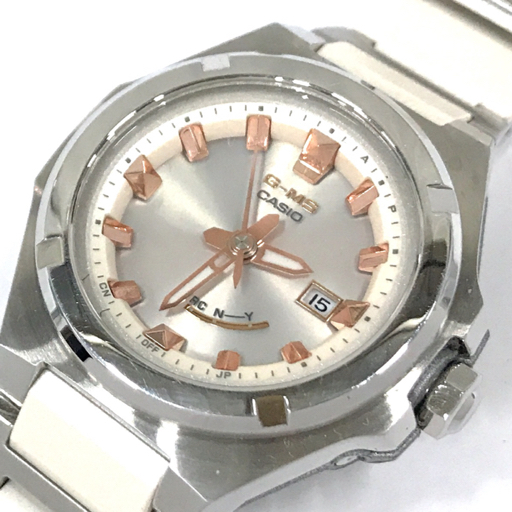 美品 カシオ 電波 腕時計 Baby-G MSG-W300C-7AJF 5592 デイト タフソーラー レディース 稼働 付属品有り CASIO