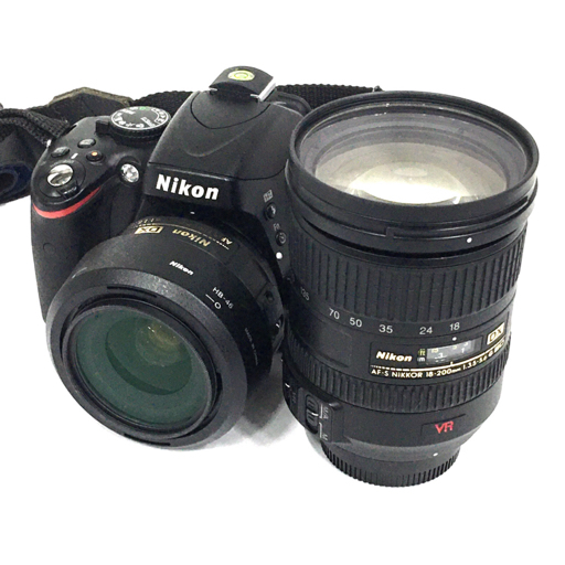 1円 Nikon D5100 AF-S DX NIKKOR 35mm 1:1.8G 18-200mm 1:3.5-5.6G オンラインストア通販売 Nikon D5100 18-200mmレンズ付き デジタルカメラ