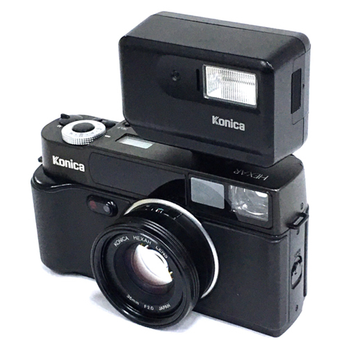 Konica HEXAR 35mm F2.0 コンパクトフィルムカメラ 動作確認済 コニカ