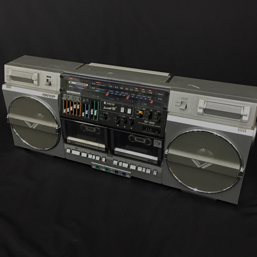 SHARP GF-858 ラジオ付 ステレオテープレコーダー ラジカセ シャープ ...