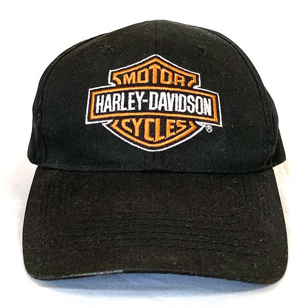 ハーレーダビッドソン バー・アンド・シールド ビンテージ キャップ ブラック HARLEY-DAVIDSON Bar and Shield Vintage Cap Black_画像2