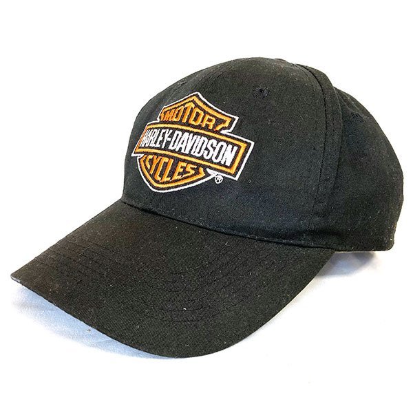 ハーレーダビッドソン バー・アンド・シールド ビンテージ キャップ ブラック HARLEY-DAVIDSON Bar and Shield Vintage Cap Black_画像1