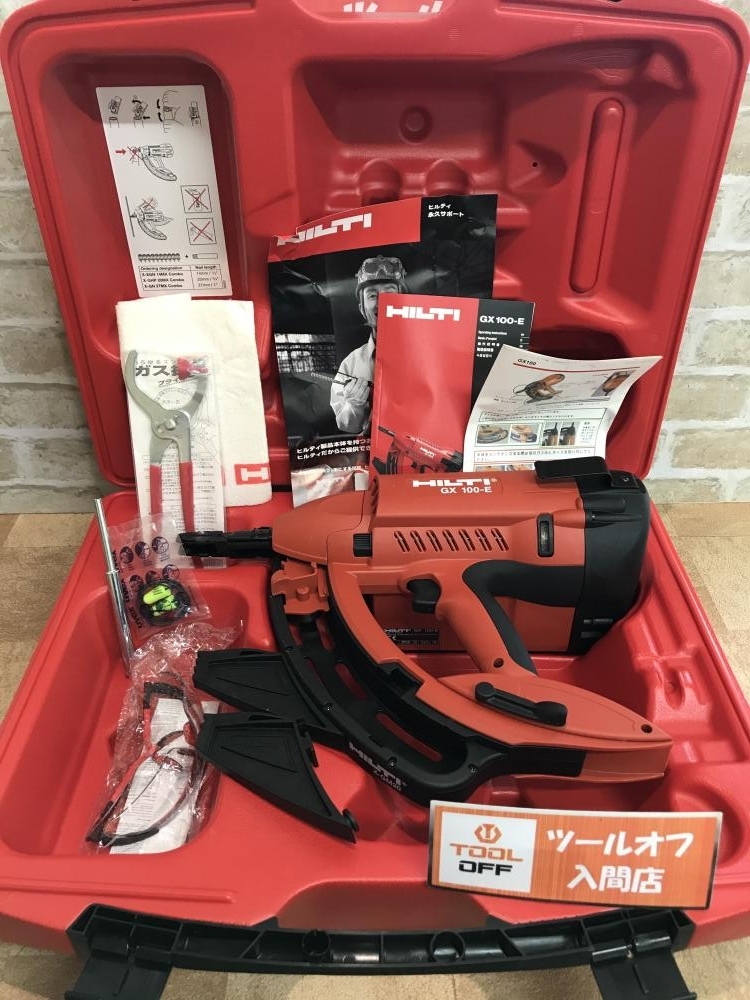 1円スタート!】HILTI ヒルティ ガス式鋲打機 GX100-E 釘打ち機 1円スタート!】HILTI ヒルティ ガス式鋲打機 GX100-E 釘打ち機