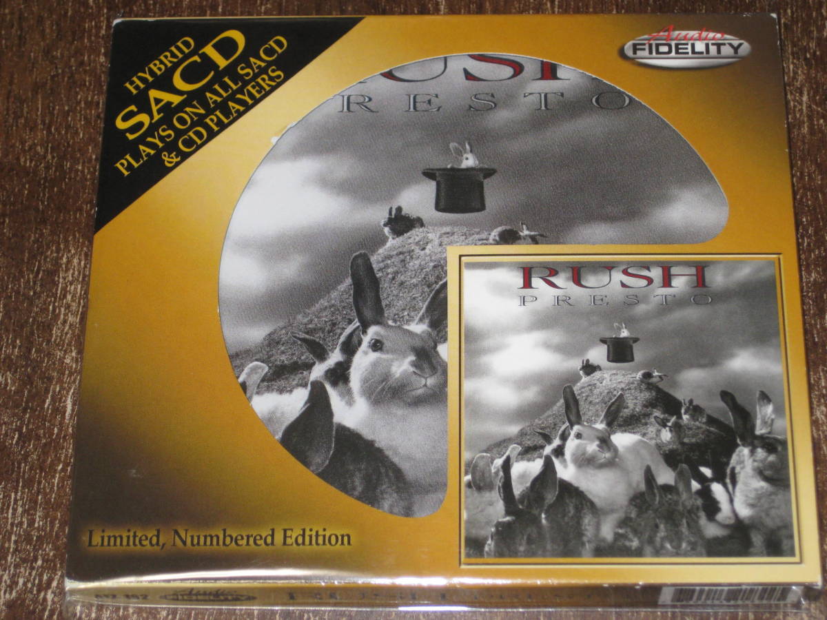 RUSH ラッシュ / PRESTO 2014年発売 Audio Fidelity社 Hybrid SACD 輸入盤の画像1